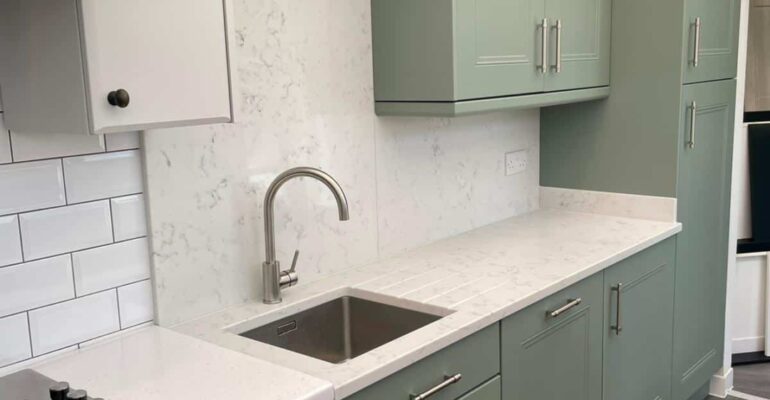 Jaxon Rose Kitchen in green