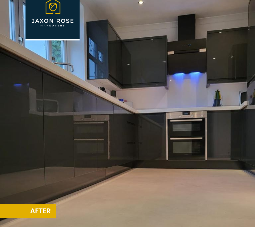 After Image of a kitchen once Jaxon Rose Makeovers have completed the makeover