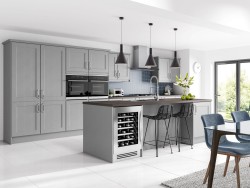 light grey modern kitchen