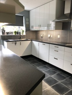 Black and white Kitchen makeover