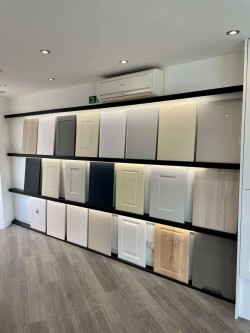 Kitchen doors on display at Jaxon Rose Makeover