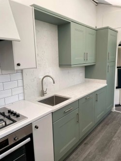 Jaxon Rose Kitchen in green